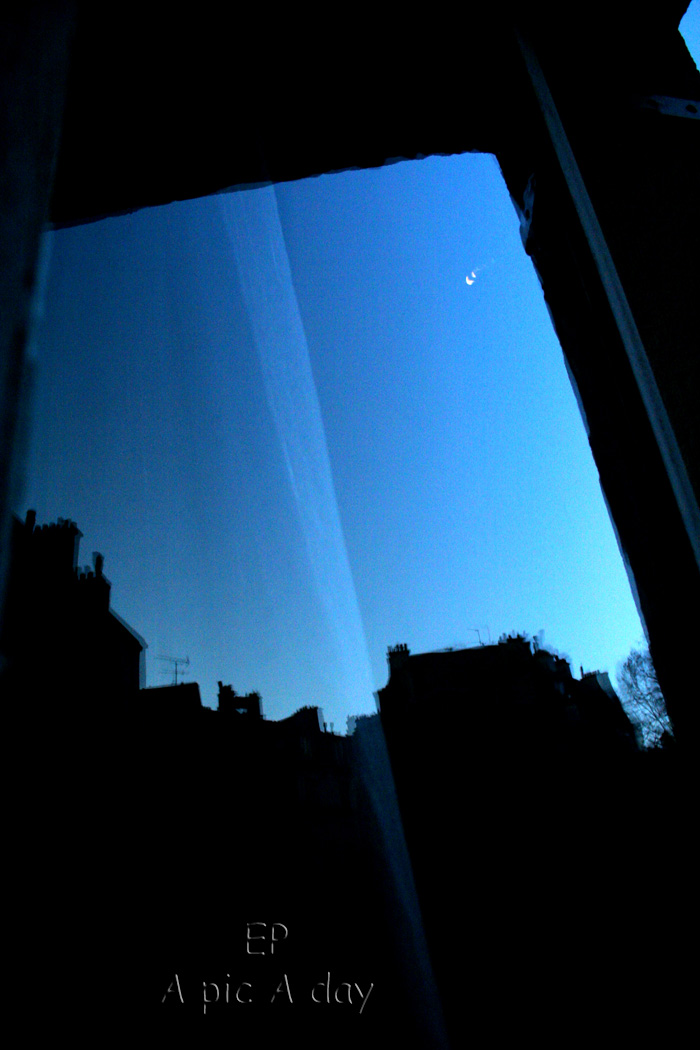 20130117 - night reflection in my window