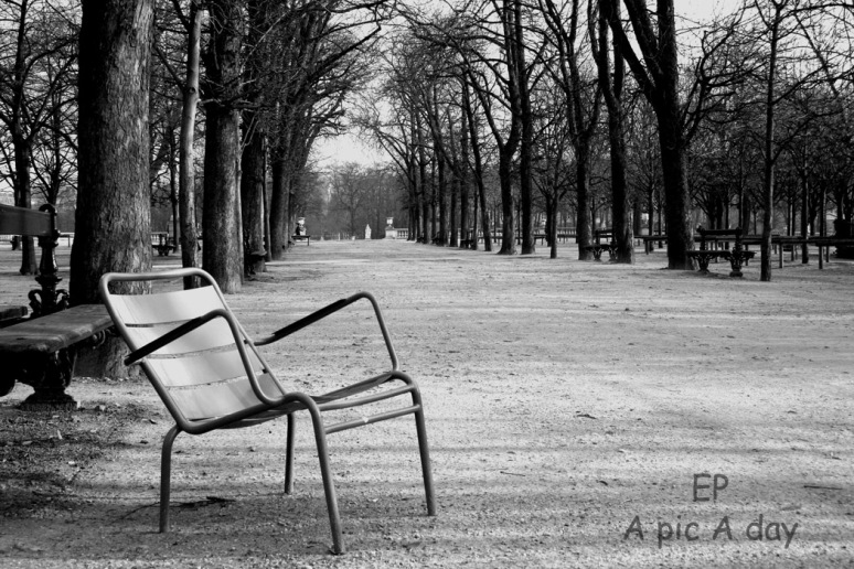 20130118 - chair in Luxembourg gardens