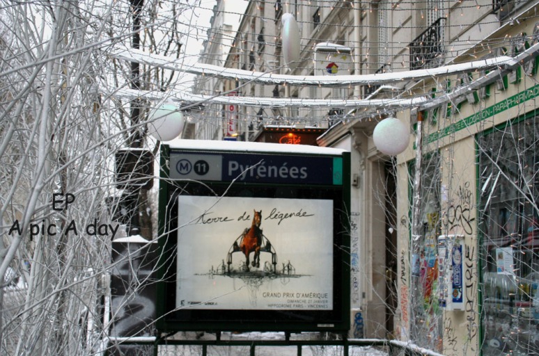 20130121 - (the) Pyrénées in snowy Paris
